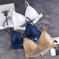 thumbnail image 2 of Sujetador push up cómodo con encaje envolvente en el pecho para mujer, ropa interior sin aros, puro, 2 of 6