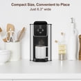 thumbnail image 6 of SIFENE 3-in-1 Single Serve Coffee Maker, Compatible with K Cup Capsules & Grounds, Tea Maker, 6-10 Oz Brew Sizes, 50 Oz Removable Reservoir, Fast Brew, Compact Design, 120V 1150W, Black, 6 of 13