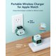 thumbnail image 3 of Cargador inalámbrico magnético VRURC PD 3 en 1 de 20 W para Apple Watch, 3 of 8