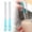A, variant on Straw Cleaner Brush, Long Pipe Scrubber for Drinking Teapot Spouts and Funnels, 2 Pack Multipurpose Kitchen Crevice Cleaning Tool, Flexible Metal Wire Thin Bristle, 21cm Light Blue(L)