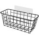 thumbnail image 1 of Solución de almacenamiento de cocina sin taladros, cesta de metal resistente para baño o ducha que ahorra espacio, 1 of 6