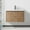 Oak, variant on 30 inch Bathroom Vanity with Sink, Wall Mounted Floating Bathroom Vanity with Open Storage Cabinet, Built-in Soft Closing Doors, Floating Bathroom Vanity with Sink for Small Space, Bathroom, Oak