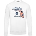 thumbnail image 2 of Men's Levelwear White Detroit Tigers Zane Sunrise Sweatshirt, 2 of 3