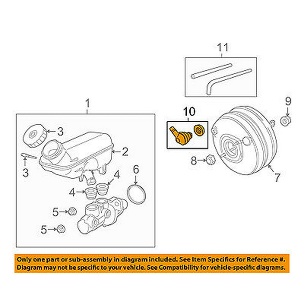 CHRYSLER OEMPower Brake Booster Grommet 68053595AA