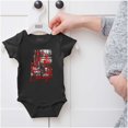 thumbnail image 5 of Chicago Illinois Teddy Bear Graffiti Romper Boys or Girls Infant Baby Brisco Brands NB, 5 of 6