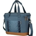 thumbnail image 6 of CleverMade Pacifica 30-Can Foldable Cooler Bag, Leakproof Insulated Soft Cooler, Ocean/Cognac, 6 of 9