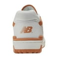 thumbnail image 2 of New Balance 550 BB550LSC Sneaker Men's White Burnt Orange Leather Low Top NR8097 (White,11.5), 2 of 5
