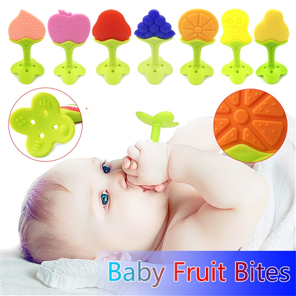 Baby Kids Chew Toy Infant Teething Toy Toddler Silicone Teether Soft Teeth Stick 
