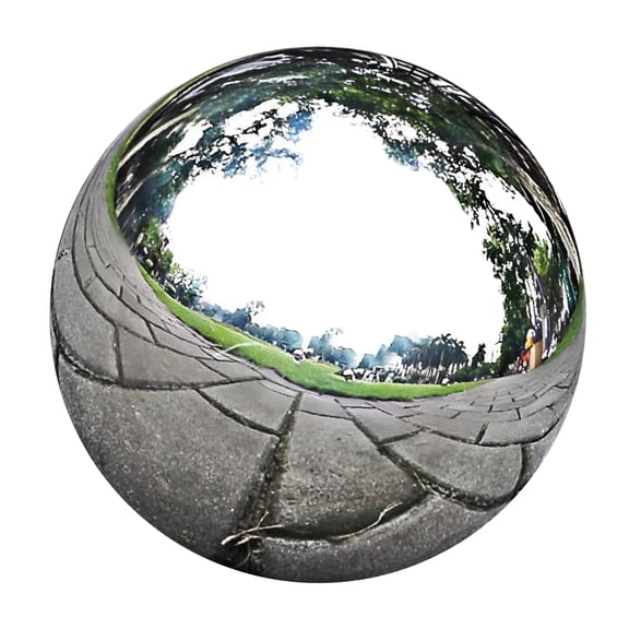 TELOLY Stainless Steel Gazing Ball Mirror Balls Sphere Hollow for Outdoor Garden Ornament Decoration (53mm/ 63mm/ 88mm/ 96mm/ 97mm)
