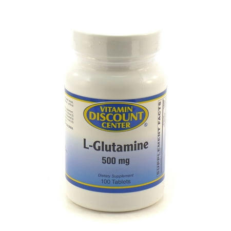 L-Glutamine 500 mg par 100 Comprimés Vitamin Discount Center