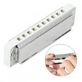 thumbnail image 1 of Dioche Blues Harmonica, Brass Plate Professional Mouthorgan, For Kids Musical, 1 of 8