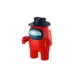 thumbnail image 3 of Among Us Figura coleccionable en color rojo de 16 cms de altura con Accesorios Among Us 170760R, 3 of 7