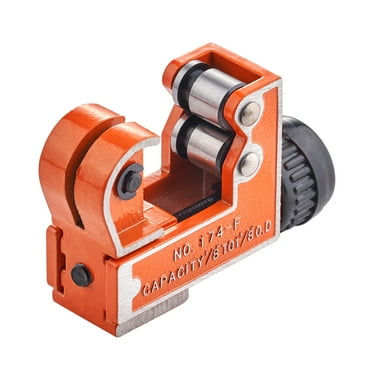 KFFKFF Mini Tubing Cutter, 1/8" - 1-1/8" O.D. Mini Copper Pipe Cutter, Heavy Duty Compact Tube Cutter Tool with High-Speed SKD Blade for Copper, Aluminum, Plastic Pipes