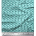 thumbnail image 1 of Soimoi Satin Silk Fabric Dolphin Small Decor Fabric Printed Yard 42 Inch Wide, 1 of 1
