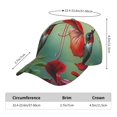 thumbnail image 2 of Salouo Hummingbird Floral Paradise for Unisex-Adult Baseball Cap Golf Dad Hat Outdoor Cap Mountain Dad Hat Adjustable Fit Sports Hat for Men & Women, 2 of 6