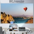 thumbnail image 2 of TOPTRO Projecteur WiFi Bluetooth 5G avec Étui de Transport, Amélioré 8500 Lumens Native 1080P, 2 of 4