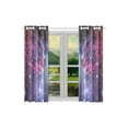 thumbnail image 2 of CADecor Galaxy Space Window Curtain Window Treatments Kitchen Curtains 26x39 inches, 2 Pieces, 2 of 3
