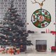 thumbnail image 5 of Platos de dardos de juguete de Papá Noel, juego de platos de dardos para niños, pelota adhesiva voladora para lanzar en interiores, regalo para familiares, niños y amigos., 5 of 6