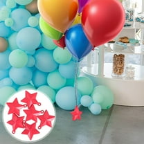 6 Pcs Balloon Weight Decorations Five-pointed Star Pendant