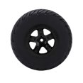 thumbnail image 1 of Neumáticos para camión de recorrido corto, 4 piezas, neumáticos de goma para coche RC, juego de llantas para coche RC, calidad superior, 1 of 14