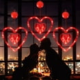 thumbnail image 4 of SNNROO Valentines Day Decor, 3 Pack Red Heart-Shaped Love Window Lights with Suction Cup, Timer Function & Slow Fade Mode Battery Operated Romantic Lights for Valentine's Day(C), 4 of 7