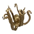 thumbnail image 4 of Figura marina decorativa, arte artesanal, moderna, decoración de vida marina, estatua para dormitorio Oro, 4 of 9