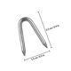 thumbnail image 2 of unbranded 50Ud Clavos En U Para Soporte De Cercas Y Anclajes De Jardín Resistente Y Antióxido, 2 of 8