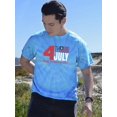thumbnail image 2 of 4Th July Stripes Flag Tie Dye Cyclone Men -Image by Shutterstock, Male x-Large, 2 of 4