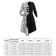 thumbnail image 6 of IBTOM CASTLE Kids Girls Cruella Deville Clothes Halloween Cosplay Pageant Carnival Christmas Birthday Party Fancy Dress up Outfit for Photo Shoot, 6 of 6
