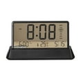 thumbnail image 1 of Refrigerator Storage Multi Function Digital LCD Large Screen Weather Clock Indoor Temperature And Humidity Meter With Alarm Clock Weekly Calendar Weather Forecasts, 1 of 7