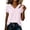 Pink-03, variant on Women’s Cold Shoulder Striped Blouse, V-Neck Short Sleeve Casual Top Trendy Summer Wear