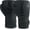 Black, variant on RPS Boxing Gloves, Maya Hide Leather, Pro Training Sparring Gloves for Muay Thai, MMA, Kickboxing, Heavy Bag & Pad Work, Ventilated Palm with Secure Wrist Support
