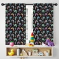 thumbnail image 5 of Blackout Kids Curtains,Game Controller Black Patternx Children's Insulated Curtains Set Of 2,Bedroom Essentials,Toddler Room Decor 42"x54", 5 of 5