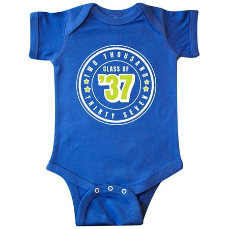 

Inktastic Class of 2037 in White Circle with Stars Gift Baby Boy or Baby Girl Bodysuit