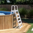 thumbnail image 2 of XtremepouwerUS Above Ground In-Pool Swimming Pool Ladder Incline Pool Step Adjustable Ladder (48" - 52"), 2 of 5