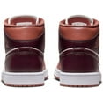 thumbnail image 3 of Women's Jordan 1 Mid Dusty Peach/Night Maroon-Sail (BQ6472 200) - 11.5, 3 of 4