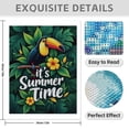 thumbnail image 3 of Diamond Art Kit for Adults, Tropical Toucan Summer Vibes Diamond Painting for Adults Beginners, DIY Diamond Art Painting Kits, 5D Diamond Painting Crafts for Home Decor 12x16 Frameless, 3 of 7