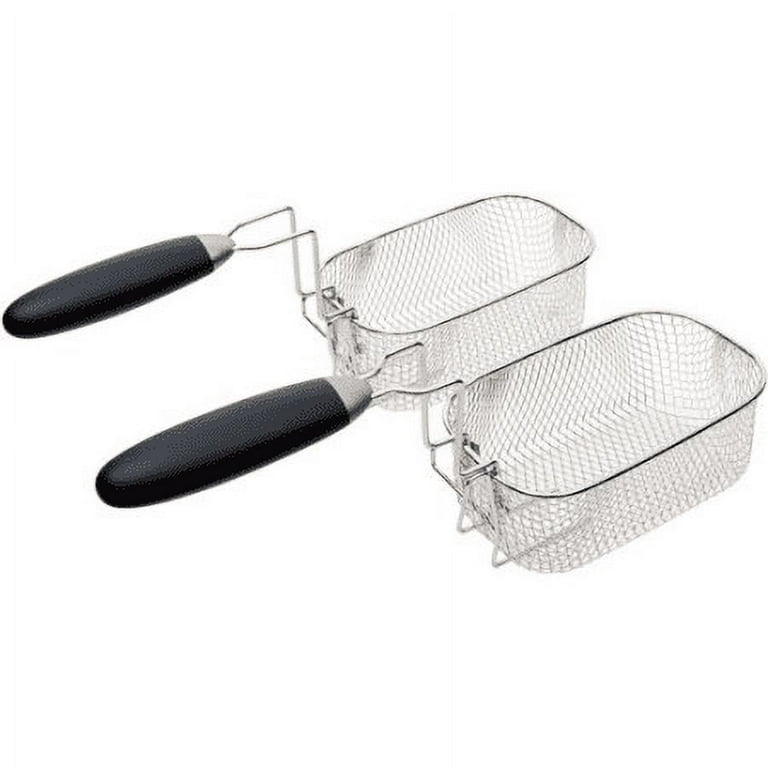 Farberware Royalty 4-Liter Deep Fryer, Stainless Steel, Dual