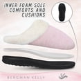 thumbnail image 6 of Bergman Kelly USA Clog Slippers for Women (Multiple Colors/Sizes), Memory Foam Closed Toe Scuff Indoor Outdoor House Shoes (Dove Collection - Scuff Style), 6 of 9