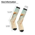 thumbnail image 2 of Fuzoiu Starfish On The Sand Beach Print Adult Stockings,Crew Socks,Unisex Fashion Socks, Casual Sports Socks,Comfortable Crew Socks for Everyday Wear and Sports, 2 of 6