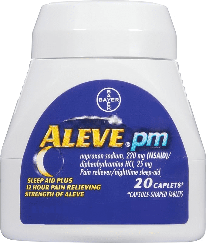 Aleve PM PM Pain Relief Caps, 20 CT (Pack of 3)