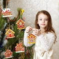 thumbnail image 3 of Decoraciones navideñas para casas de panqueques, pegamento flexible, decoración de árboles de Navidad para colgar, diseño de escena, accesorios, 3 of 6