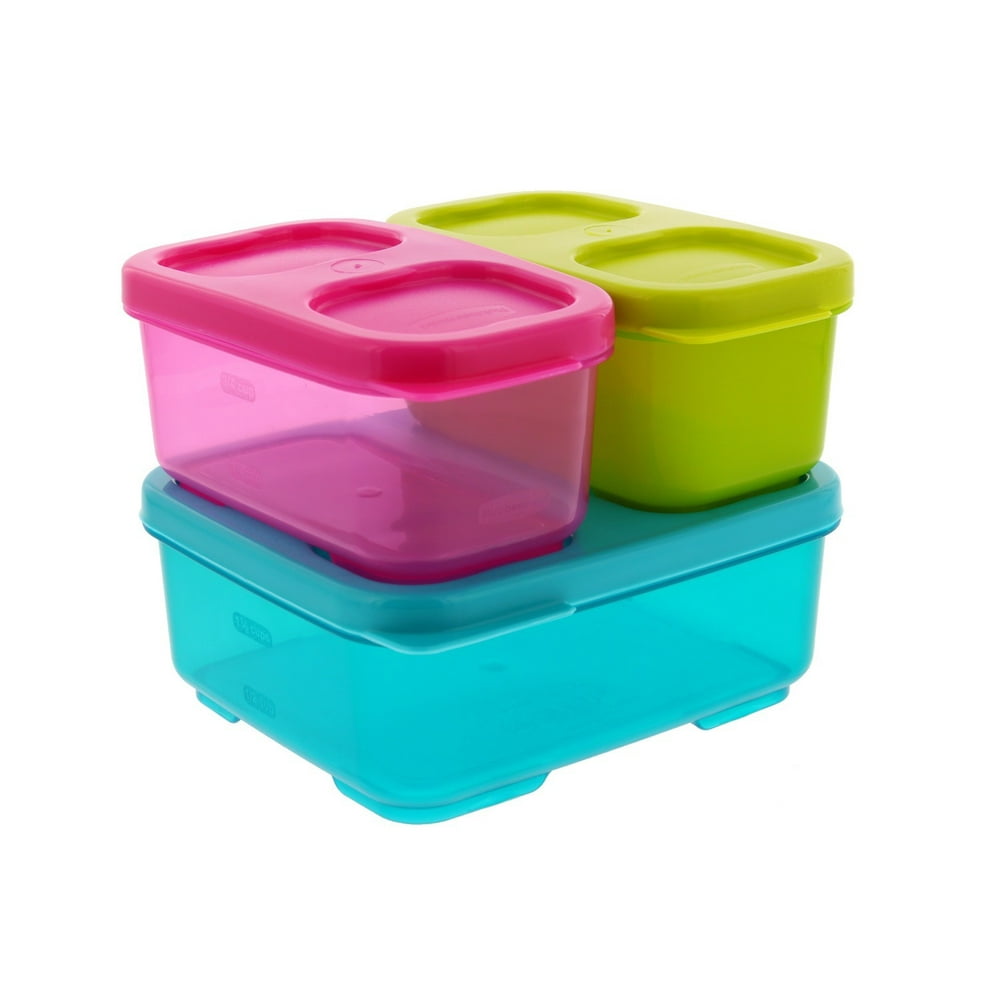 Rubbermaid Lunchblox Kids Lunch Box Container Set – Snap & Stack