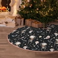 thumbnail image 5 of Rateoe cute Skull bone Pattern Christmas Tree Skirt with Ties , Christmas Tree Decorations, Farmhouse Christmas Decor Xmas Holiday Decorations-30", 5 of 6