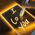 thumbnail image 1 of Tablero de notas, luz de noche Led creativa, tablero de mensajes USB, luz de vacaciones con bolígrafo, regalo para niños, decoración de novia, lámpara de noche oso de fresa Hogar, 1 of 4