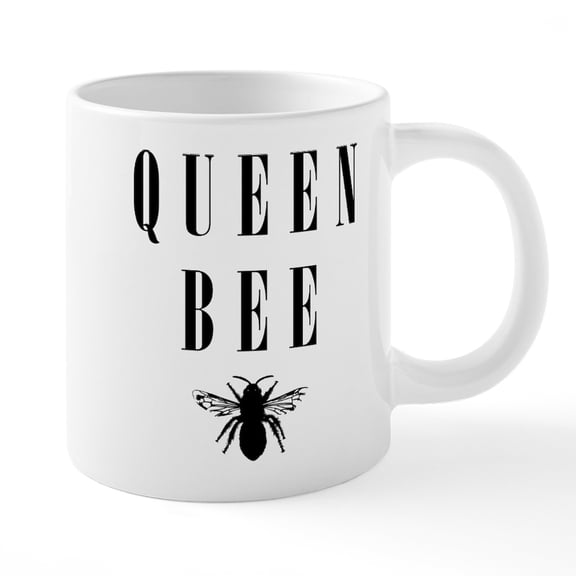 CafePress - Queen Bee - 20 Oz White Ceramic Mega Mug