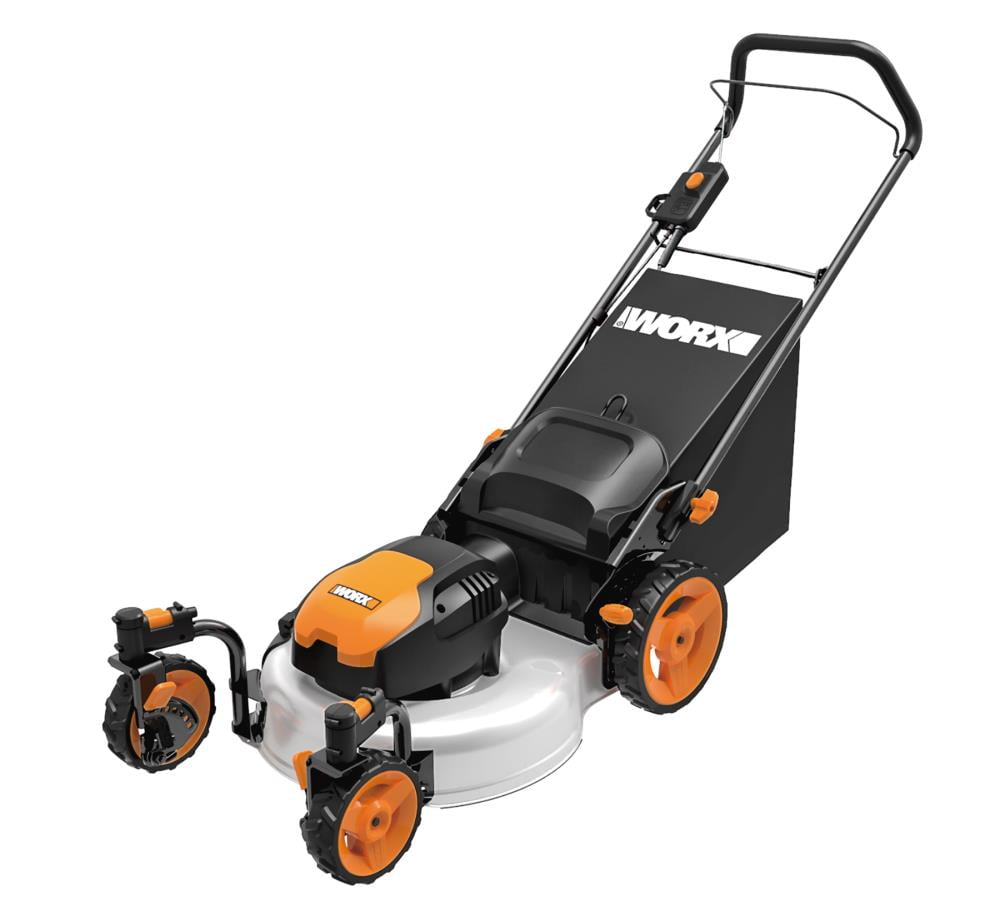 WorxWG719 19In 13Amp Caster Wheeled Electric Lawn Mower