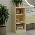 thumbnail image 4 of Palace Imports 100% Solid Wood 16.5" Modular Cabinet with Adjustable Shelves, Yellow, 4 of 6