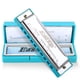 thumbnail image 1 of Tecla en C diatónica Harmonica East Top de 10 orificios para principiantes con funda, 1 of 7