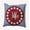 Red, variant on Simply Daisy 16" x 16" July Four Indoor/Outdoor Throw Pillow, Nautical Navy (1 count)
